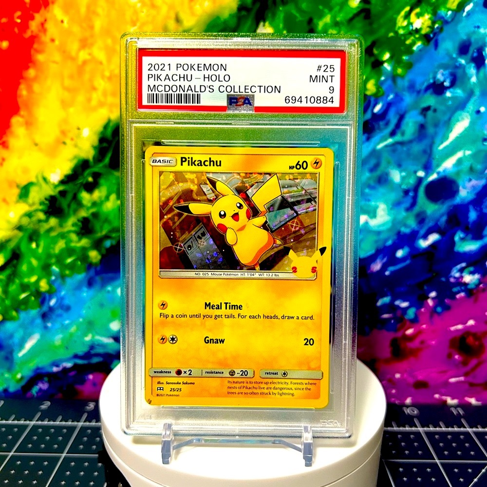 2021 Pokemon McDonald's Collection Pikachu Holo #25 - PSA 9